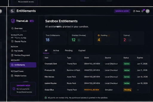 ThemeLab Marketplace Flow Board panel 5